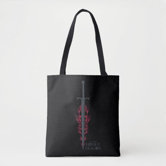 Tote Bag MAISON DU DRAGON | King Viserys Épée flamboyante (Devant)
