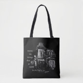 Tote Bag Maison hantée (Devant)