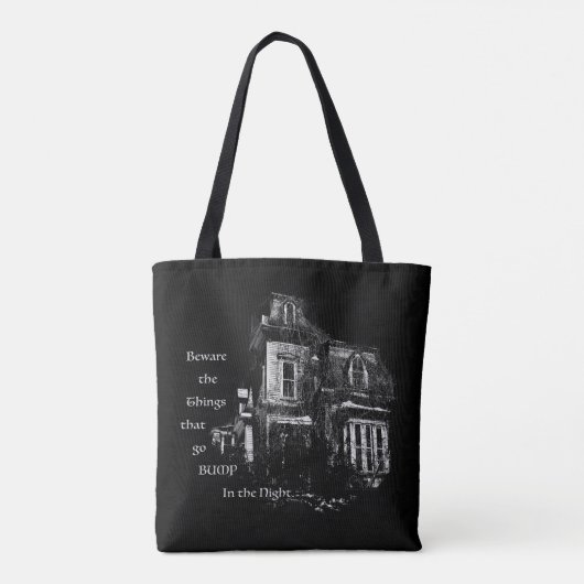 Tote Bag Maison hantée (Dos)