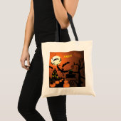 Tote Bag Maison hantée Bac ou traitement (Devant (produit))