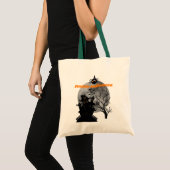 Tote Bag Maison hantée d'Halloween (Devant (produit))