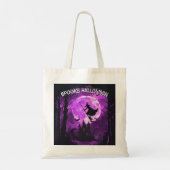 Tote Bag Maison hantée d'Halloween éffrayant (Dos)