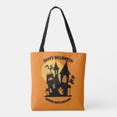 Tote Bag Maison Hantée Halloween (Dos)