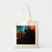 Tote Bag Maison hantée sur une colline (Devant)