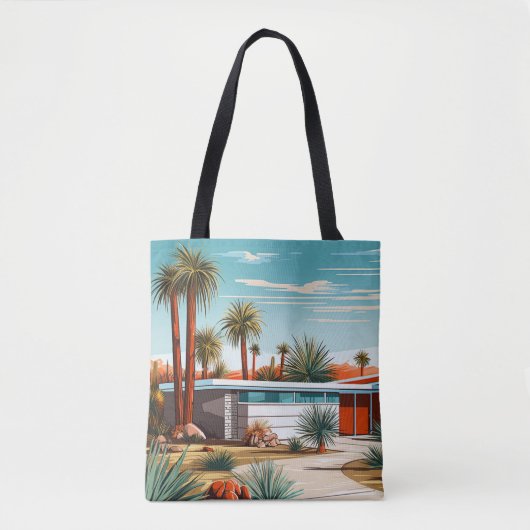 Tote Bag Maison moderne du milieu du siècle #239 (Devant)
