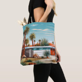Tote Bag Maison moderne du milieu du siècle #239 (De près)