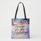 Tote Bag 'Maison pour les Fêtes' (Devant)