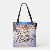 Tote Bag 'Maison pour les Fêtes' (Dos)
