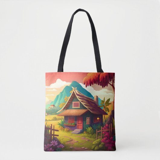 Tote Bag Maison traditionnelle philippine-36543 (Devant)