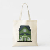 Tote Bag Maison verte (Dos)