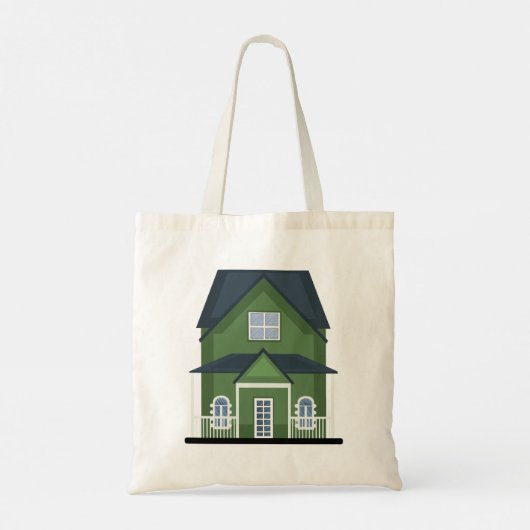 Tote Bag Maison verte (Dos)