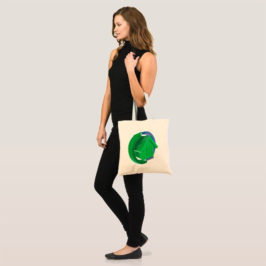 Tote Bag Maison Verte Et Flèches