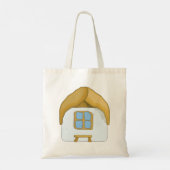 Tote Bag Maisonnette à Toit de Chaume Dessinée à la Main (Dos)