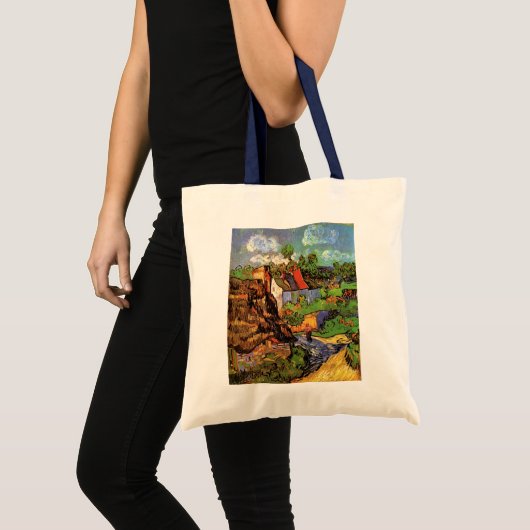 Tote Bag Maisons à Auvers par Vincent van Gogh (Devant (produit))