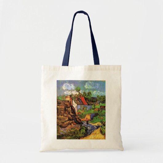 Tote Bag Maisons à Auvers par Vincent van Gogh (Devant)