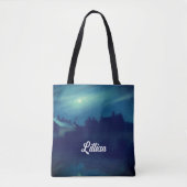 Tote Bag Maisons au clair de lune par Andreas : (Devant)