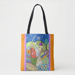Tote Bag Maisons d'art folklorique branchées