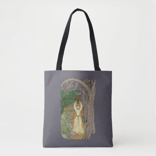 Tote Bag Maîtresse Eldritch (Fairy Lady in Woods) (Devant)