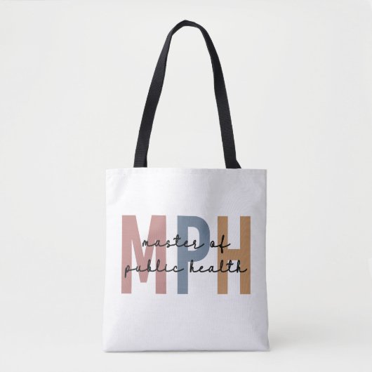 Tote Bag Maîtrise en santé publique du MPH (Devant)