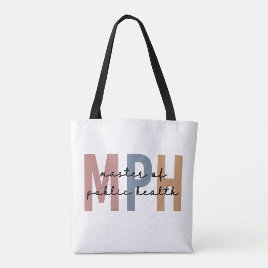 Tote Bag Maîtrise en santé publique du MPH (Dos)