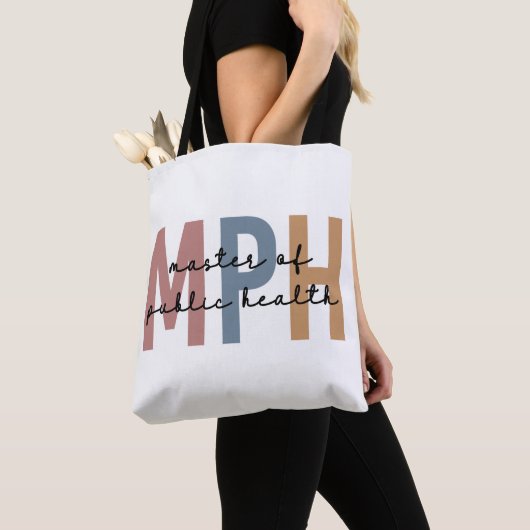 Tote Bag Maîtrise en santé publique du MPH (De près)