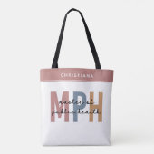 Tote Bag Maîtrise personnalisée en santé publique (Dos)