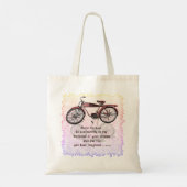Tote Bag Maîtrisez le vélo de route (Dos)