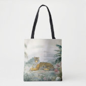 Tote Bag Majestueux Tigre Royal Bengale Peint À La Main (Devant)