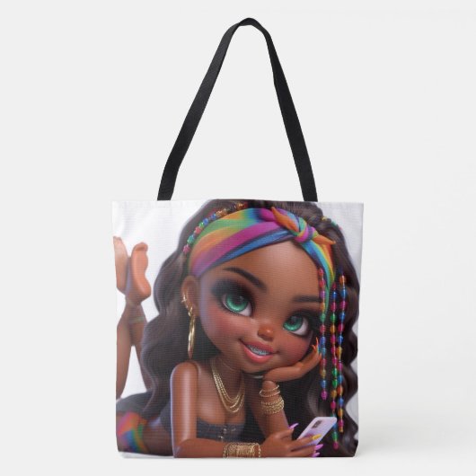 Tote Bag Make It Happen CHIBI DOLL  (Devant)