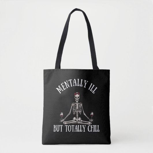 Tote Bag Mal, mais totalement cool citations drôles (Devant)