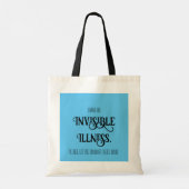 Tote Bag Maladie invisible (Dos)