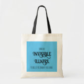 Tote Bag Maladie invisible (Devant)