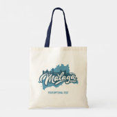 Tote Bag Malaga Espagne (Dos)