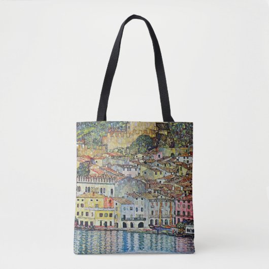 Tote Bag Malcesine sur le lac de Garde Par Gustav Klimt (Devant)