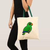 Tote Bag Mâle de perroquet d'Eclectus (Devant (produit))
