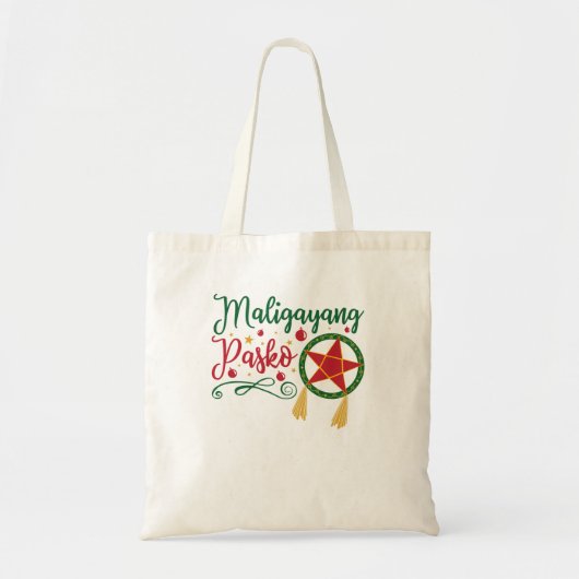 Tote Bag Maligayang Pasko Philippines Noël Philippines (Devant)