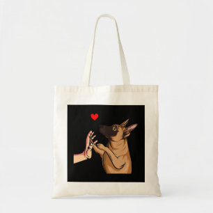 Tote Bag Malinois Love Belge Berger Chien Propriétaire Love