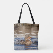 Tote Bag Mallard Duck à Downing Park (Dos)