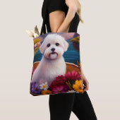 Tote Bag Maltais à la pagaie : une aventure Pittoresque (De près)