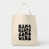 Tote Bag Mama A Besoin De Vin Drôle Thème D'Alcool (Devant)