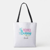 Tote Bag Mama Bunny mignonne Pâques (Dos)
