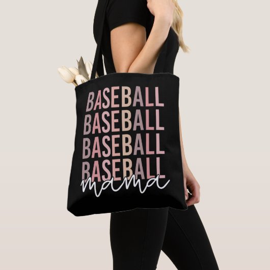 Tote Bag Mama de baseball | Cadeaux de maman de baseball (De près)
