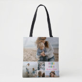 Tote Bag Mama Made Magic Patchwork Photo  (Devant)