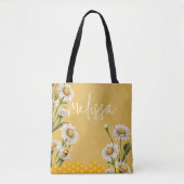 Tote Bag Mama To Bee Honeybee Thème Personnalisé (Devant)