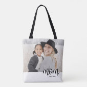 Tote Bag Maman a établi le cadeau photo (Dos)