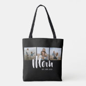 Tote Bag Maman a établi le script noir 3 Photo (Dos)