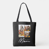 Tote Bag Maman a établi le script noir 3 Photo (Dos)