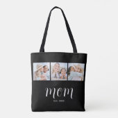 Tote Bag Maman a établi le script noir 3 Photo (Dos)