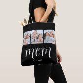Tote Bag Maman a établi le script noir 3 Photo (De près)