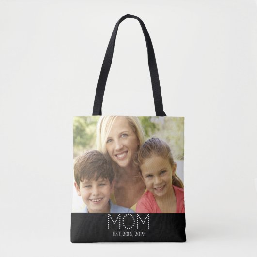 Tote Bag Maman a établi Photo (Devant)